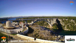 Skradin, řeka Krka, most A1