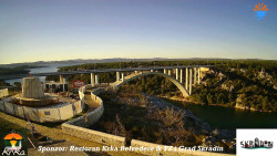 Skradin, řeka Krka, most A1