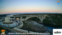 Skradin, řeka Krka, most A1