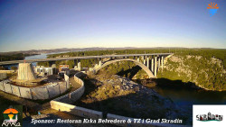 Skradin, řeka Krka, most A1