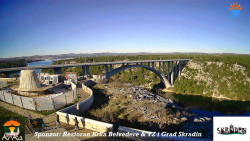 Skradin, řeka Krka, most A1