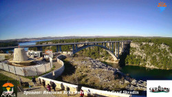 Skradin, řeka Krka, most A1