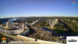 Skradin, řeka Krka, most A1