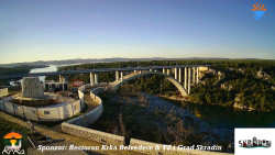 Skradin, řeka Krka, most A1