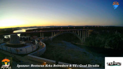 Skradin, řeka Krka, most A1