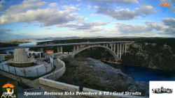 Skradin, řeka Krka, most A1