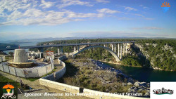 Skradin, řeka Krka, most A1