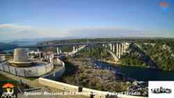 Skradin, řeka Krka, most A1