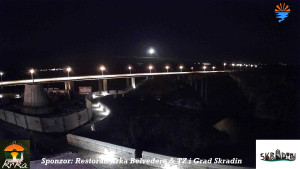 Městečko Skradin - Skradin, řeka Krka, most A1 - 31.12.2025 v 03:45 Městečko Skradin - Skradin, řeka Krka, most A1 - 31.12.2025 v 03:45