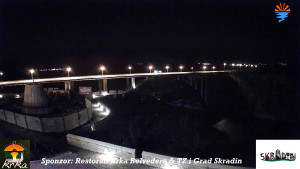 Městečko Skradin - Skradin, řeka Krka, most A1 - 31.12.2025 v 04:45 Městečko Skradin - Skradin, řeka Krka, most A1 - 31.12.2025 v 04:45