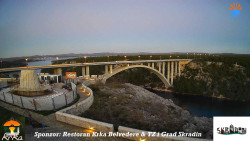 Skradin, řeka Krka, most A1