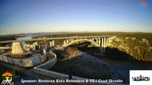 Městečko Skradin - Skradin, řeka Krka, most A1 - 31.12.2025 v 08:45 Městečko Skradin - Skradin, řeka Krka, most A1 - 31.12.2025 v 08:45