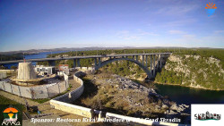 Skradin, řeka Krka, most A1