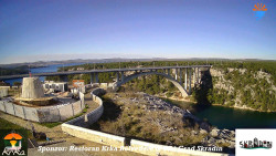 Skradin, řeka Krka, most A1