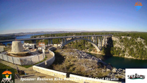 Městečko Skradin - Skradin, řeka Krka, most A1 - 31.12.2025 v 11:45 Městečko Skradin - Skradin, řeka Krka, most A1 - 31.12.2025 v 11:45