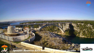 Městečko Skradin - Skradin, řeka Krka, most A1 - 31.12.2025 v 12:15 Městečko Skradin - Skradin, řeka Krka, most A1 - 31.12.2025 v 12:15