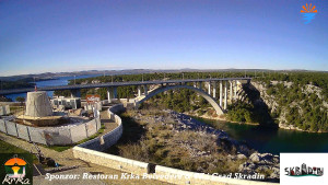 Městečko Skradin - Skradin, řeka Krka, most A1 - 31.12.2025 v 12:45 Městečko Skradin - Skradin, řeka Krka, most A1 - 31.12.2025 v 12:45