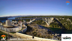 Skradin, řeka Krka, most A1