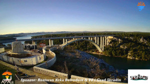 Městečko Skradin - Skradin, řeka Krka, most A1 - 31.12.2025 v 15:15 Městečko Skradin - Skradin, řeka Krka, most A1 - 31.12.2025 v 15:15