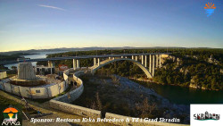 Skradin, řeka Krka, most A1