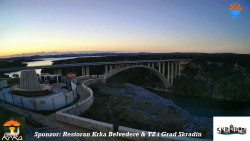 Skradin, řeka Krka, most A1