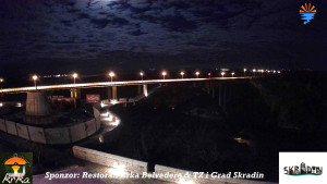 Městečko Skradin - Skradin, řeka Krka, most A1 - 1.1.2026 v 02:45 Městečko Skradin - Skradin, řeka Krka, most A1 - 1.1.2026 v 02:45