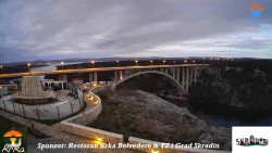 Skradin, řeka Krka, most A1