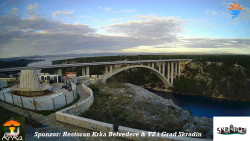 Skradin, řeka Krka, most A1