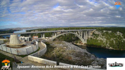 Skradin, řeka Krka, most A1