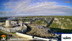Skradin, řeka Krka, most A1
