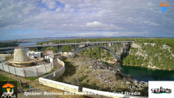 Skradin, řeka Krka, most A1