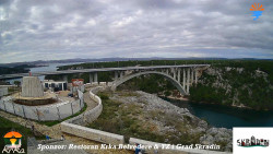 Skradin, řeka Krka, most A1