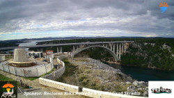 Skradin, řeka Krka, most A1