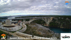 Skradin, řeka Krka, most A1