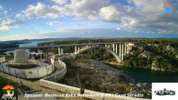 Skradin, řeka Krka, most A1