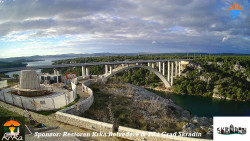 Skradin, řeka Krka, most A1