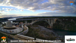 Skradin, řeka Krka, most A1