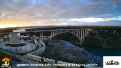 Skradin, řeka Krka, most A1