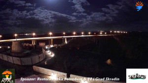 Městečko Skradin - Skradin, řeka Krka, most A1 - 3.1.2026 v 05:00 Městečko Skradin - Skradin, řeka Krka, most A1 - 3.1.2026 v 05:00