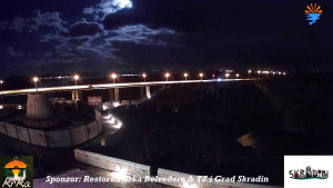 Městečko Skradin - Skradin, řeka Krka, most A1 - 3.1.2026 v 05:30 Městečko Skradin - Skradin, řeka Krka, most A1 - 3.1.2026 v 05:30