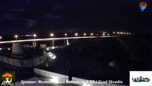 Městečko Skradin - Skradin, řeka Krka, most A1 - 3.1.2026 v 06:30 Městečko Skradin - Skradin, řeka Krka, most A1 - 3.1.2026 v 06:30