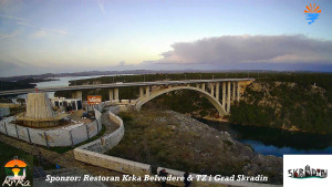 Městečko Skradin - Skradin, řeka Krka, most A1 - 3.1.2026 v 08:00 Městečko Skradin - Skradin, řeka Krka, most A1 - 3.1.2026 v 08:00
