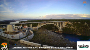 Městečko Skradin - Skradin, řeka Krka, most A1 - 3.1.2026 v 08:30 Městečko Skradin - Skradin, řeka Krka, most A1 - 3.1.2026 v 08:30