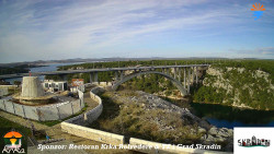 Skradin, řeka Krka, most A1