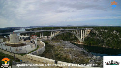 Skradin, řeka Krka, most A1