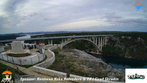 Městečko Skradin - Skradin, řeka Krka, most A1 - 3.1.2026 v 15:00 Městečko Skradin - Skradin, řeka Krka, most A1 - 3.1.2026 v 15:00