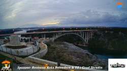 Skradin, řeka Krka, most A1