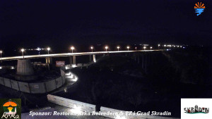 Městečko Skradin - Skradin, řeka Krka, most A1 - 3.1.2026 v 17:45 Městečko Skradin - Skradin, řeka Krka, most A1 - 3.1.2026 v 17:45
