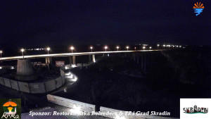 Městečko Skradin - Skradin, řeka Krka, most A1 - 3.1.2026 v 19:00 Městečko Skradin - Skradin, řeka Krka, most A1 - 3.1.2026 v 19:00