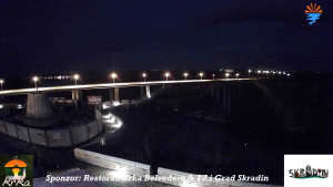 Městečko Skradin - Skradin, řeka Krka, most A1 - 3.1.2026 v 20:45 Městečko Skradin - Skradin, řeka Krka, most A1 - 3.1.2026 v 20:45